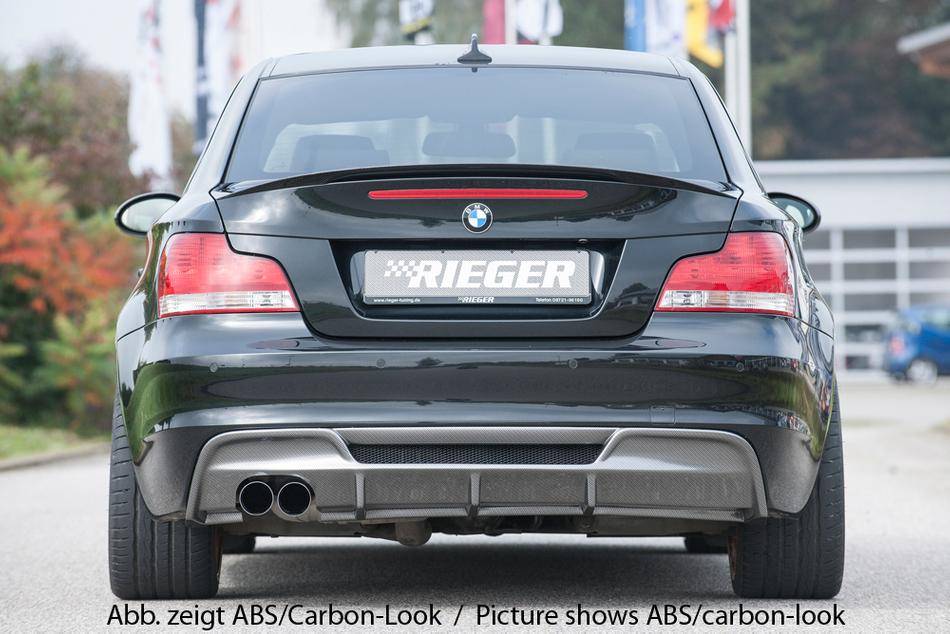 Diffusore post BMW E82/88 solo M-Style marmitta doppia sinistra