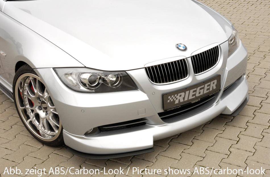 Lama ant BMW E90 per sottoparaurti Rieger 00053400 no carbonlook