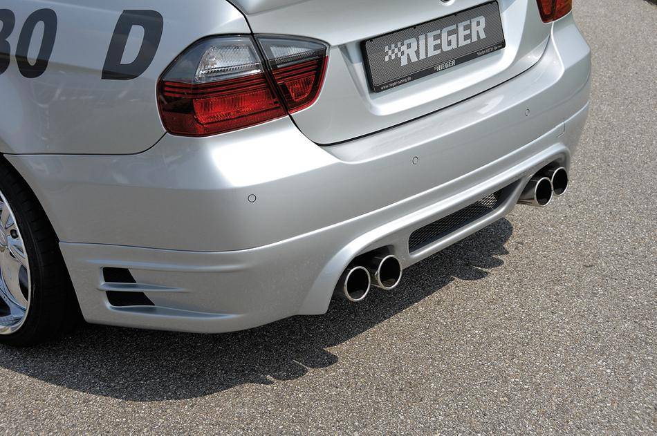 Sottoparaurti Rieger BMW E90/91 terminali duplex 335i Look no M-Tech