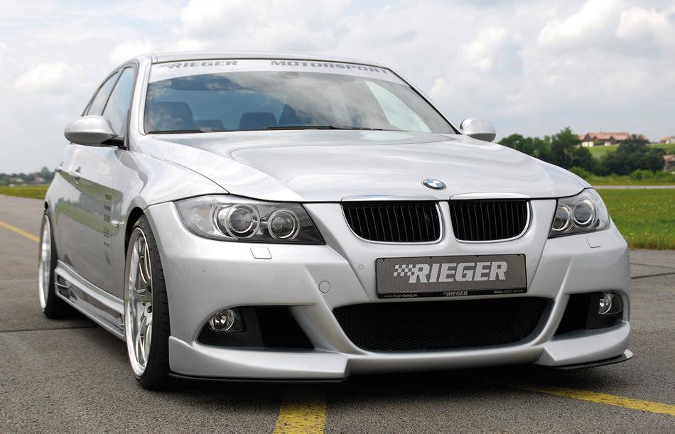 Paraurti Rieger BMW E90/91 fino 08/2008 con PDC + lavafari