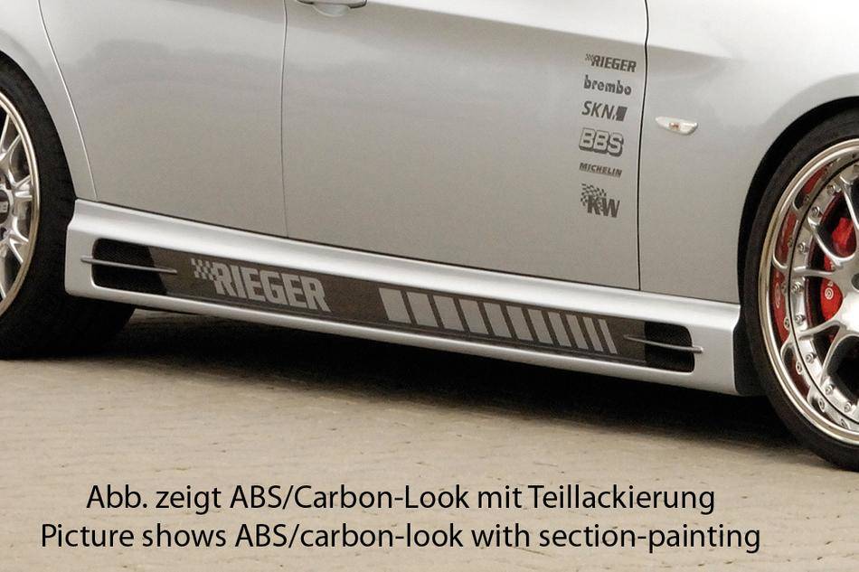 Sottoporta SX Rieger BMW E90/91 escluso M-Technik carbonlook