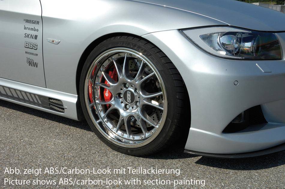 Sottoporta SX Rieger BMW E90/91 escluso M-Technik carbonlook