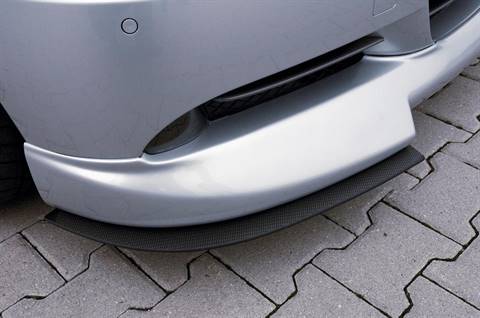 Lama ant in 2 pezzi BMW E90 carbonlook X sottoparaurti Rieger 53400