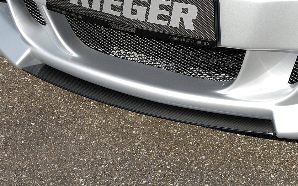Lama centrale carbonlook BMW E46 per paraurti Rieger 00050245