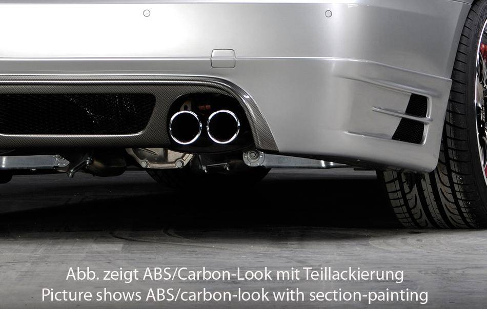 Sottoparaurti Rieger BMW E90/91 carbonlook term. duplex 335i Look