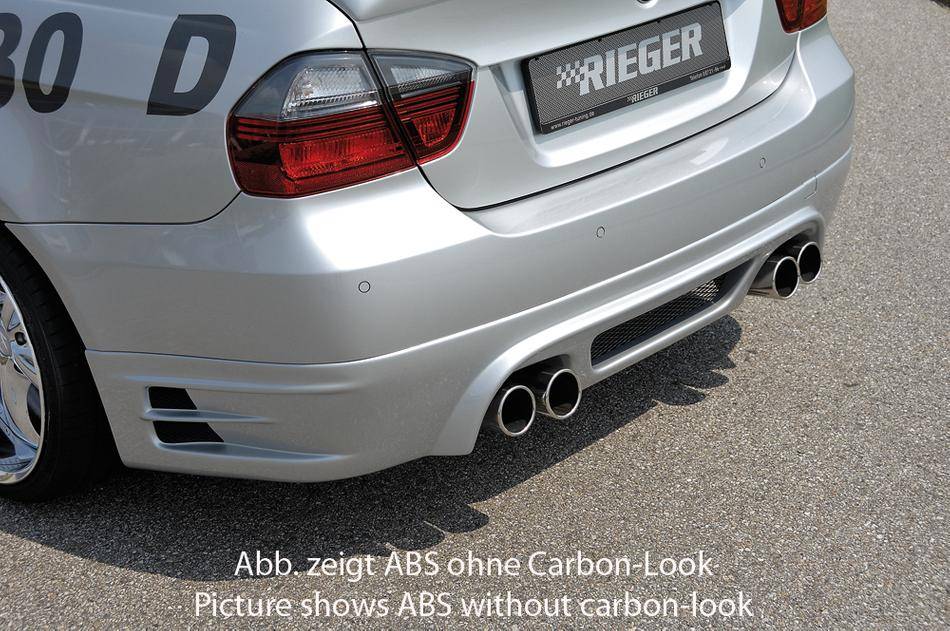Sottoparaurti Rieger BMW E90/91 carbonlook term. duplex 335i Look
