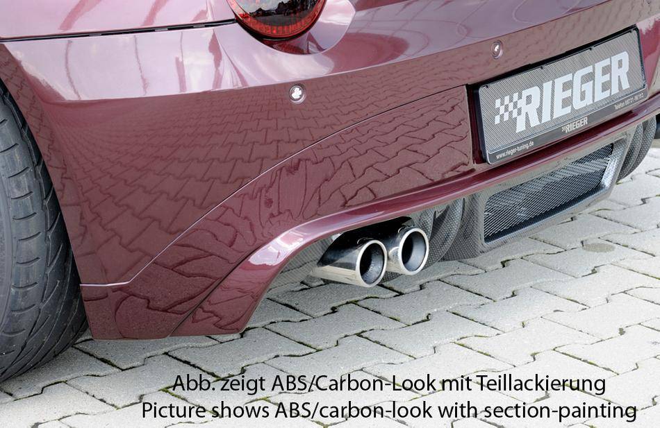 Sottoparaurti Rieger BMW Z4 fino'05 carbonlook terminali SX 2X76