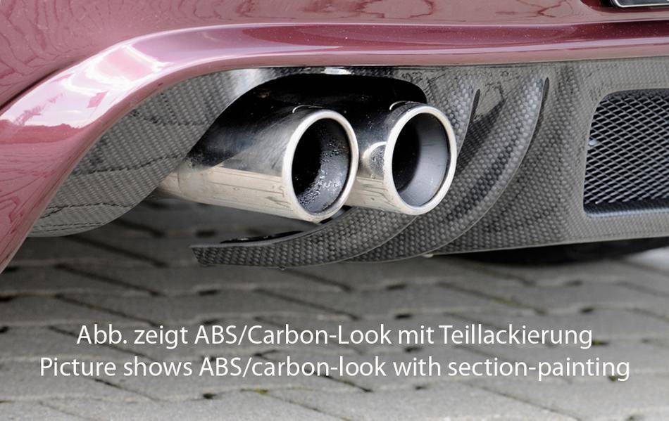 Sottoparaurti Rieger BMW Z4 dal 2005carbonlook terminali SX 2X76