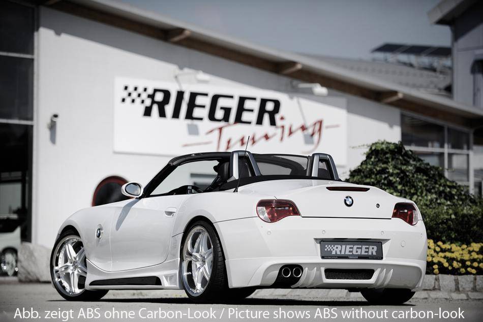 Sottoparaurti Rieger BMW Z4 dal 2005carbonlook terminali SX 2X76
