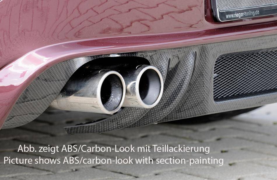 Sottoparaurti Rieger BMW Z4 dal 2005carbonlook terminali duplex 4X76