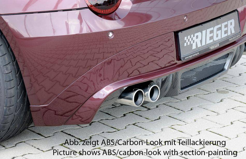 Sottoparaurti Rieger BMW Z4 fino'05 carbonlook terminali SX 2X90