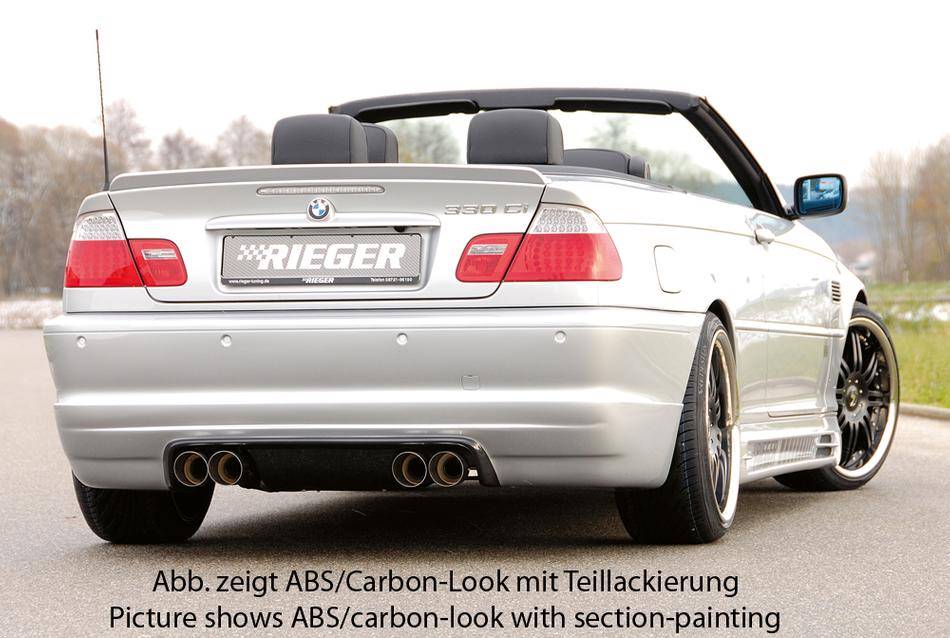Sottoparaurti Rieger M3-Look E46 Coupe'/Cabrio con M-Technik