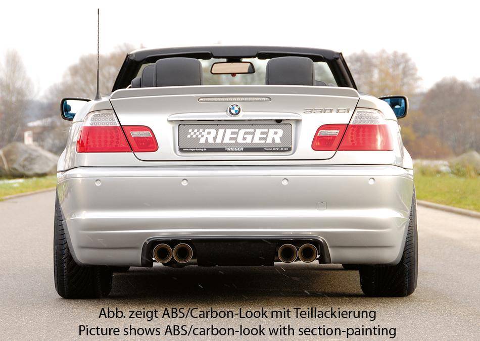 Sottoparaurti Rieger M3-Look E46 Coupe'/Cabrio con M-Technik