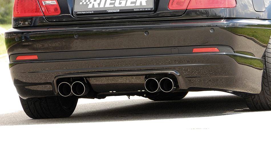 Sottoparaurti M3-Look Rieger BMW E46 Coupe dal 2002 senza M-Technik