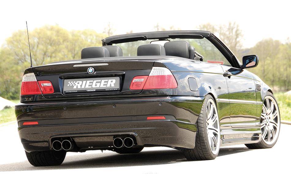 Sottoparaurti M3-Look Rieger BMW E46 Coupe dal 2002 senza M-Technik