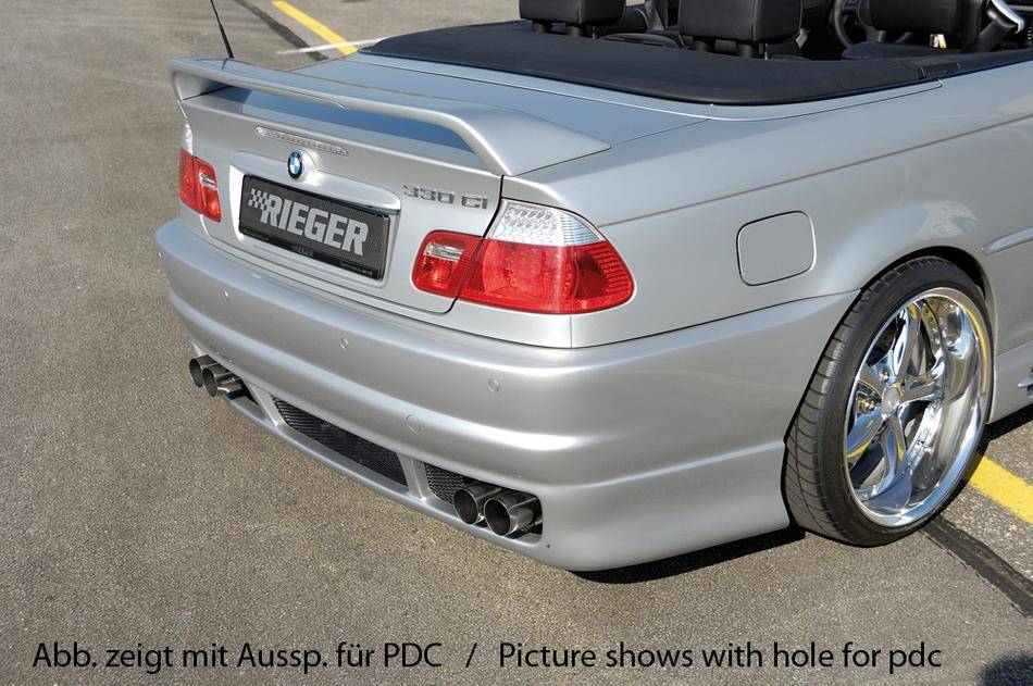 Paraurti post Rieger BMW E46 Coupe/Cabri/Berlina fino 2002