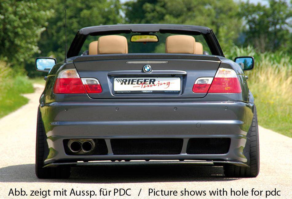 Paraurti post Rieger BMW E46 Coupe/Cabri/Berlina fino 2002