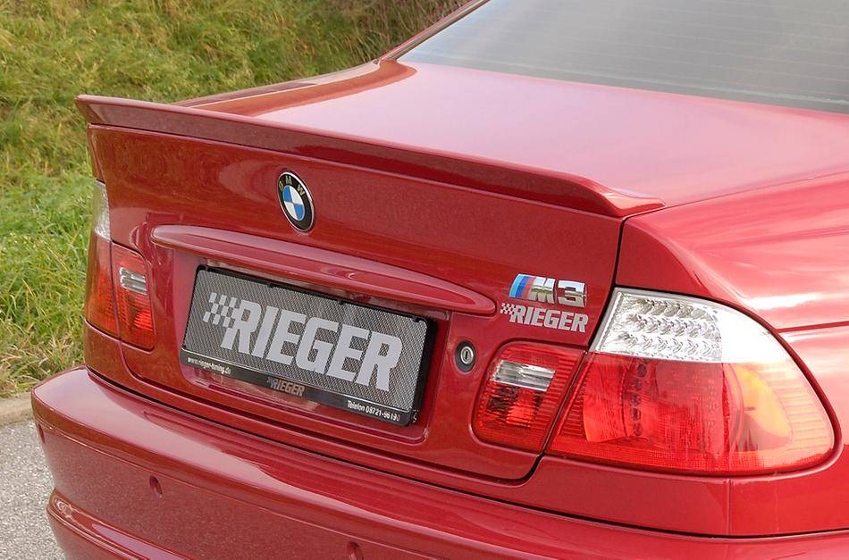 Spoiler basso baule Rieger BMW E46 Coupe'