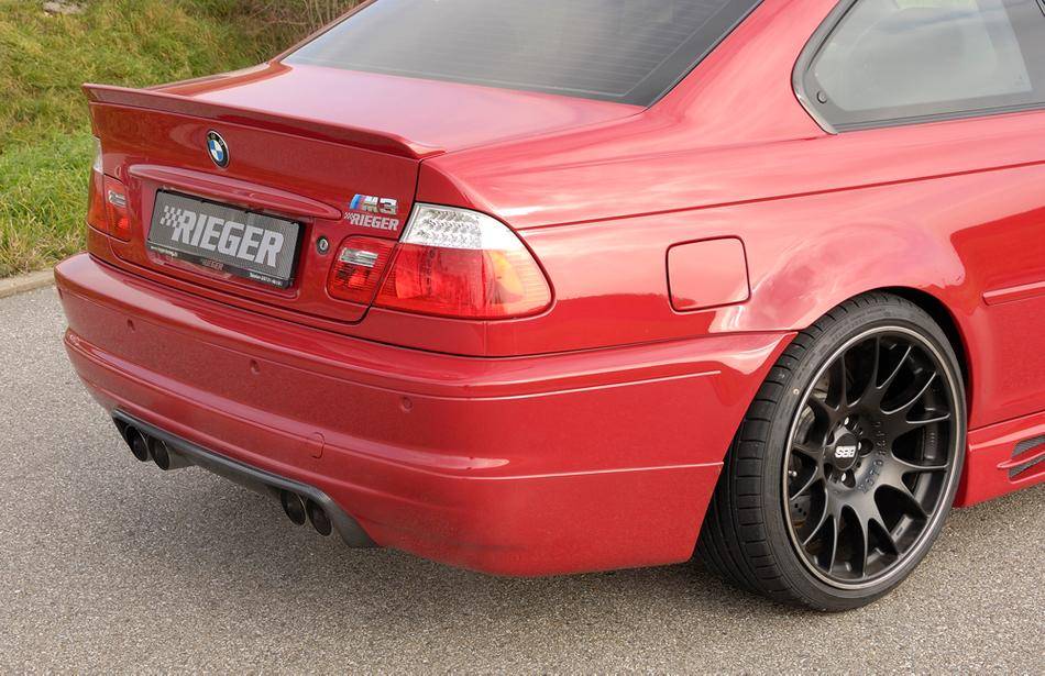 Spoiler basso baule Rieger BMW E46 Coupe'