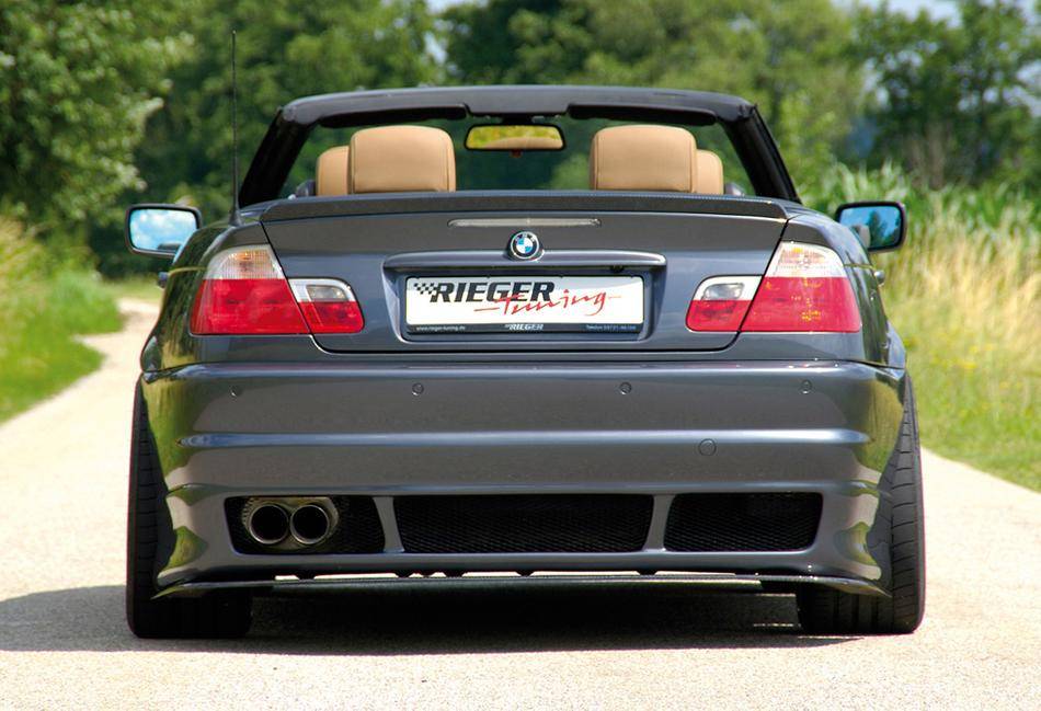 Paraurti post Rieger BMW E46 Coupe/Cabrio/Berlina con PDC dal 2002