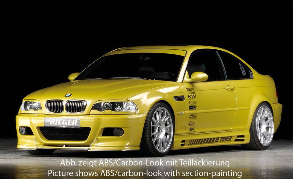 BMW M3 E46 sottoparaurti Rieger solo M3 escluso CSL
