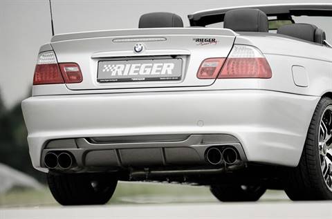 Paraurti post Rieger BMW E46 Coupe/Cabrio/Berlina senza PDC fino '02