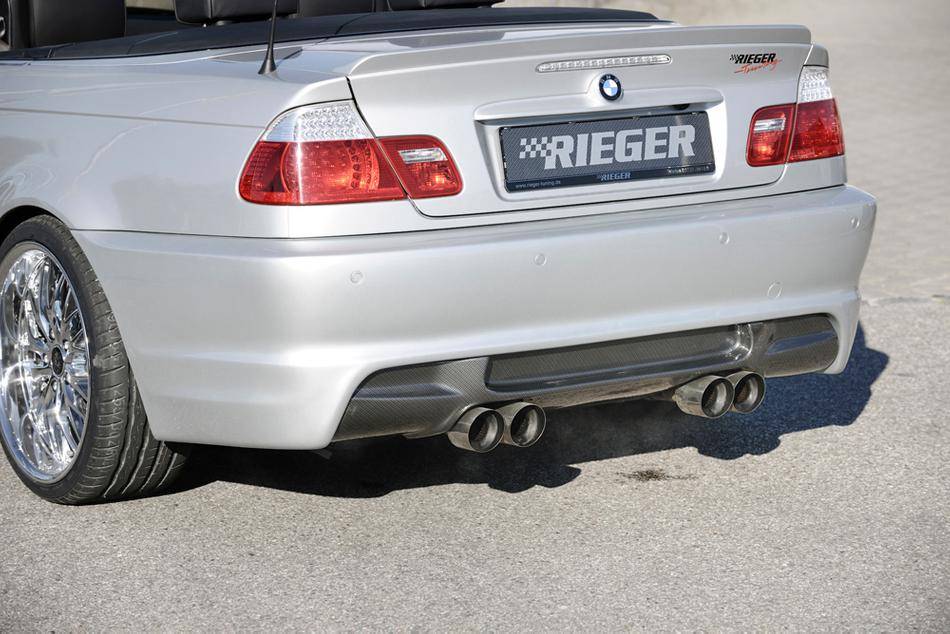 Paraurti post Rieger BMW E46 Coupe/Cabrio/Berlina con PDC fino 2002