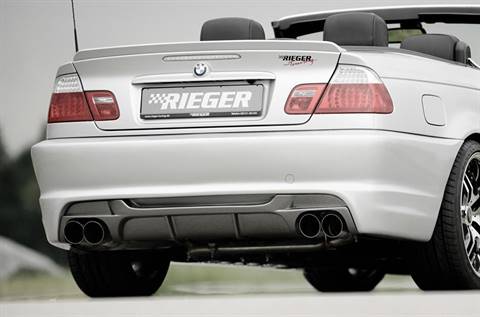 Paraurti post Rieger BMW E46 Coupe/Cabrio/Berlina senza PDC dal 2002