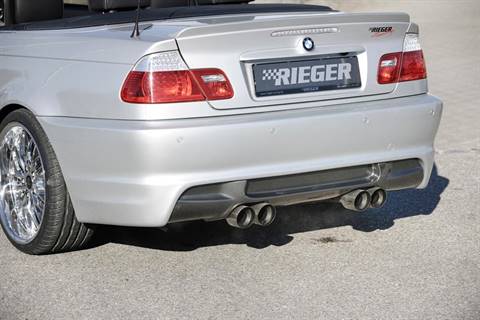 Paraurti post Rieger BMW E46 Coupe/Cabrio/Berlina con PDC dal 2002