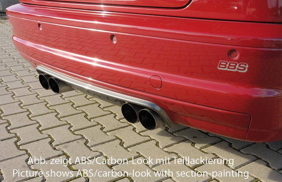 BMW M3 E46 inserto paraurti post Rieger carbonlook