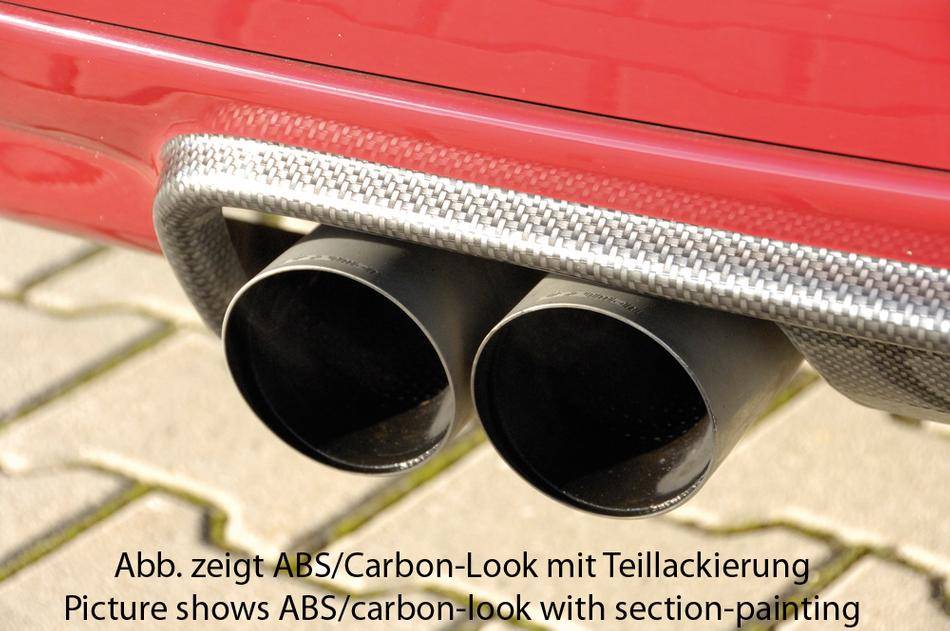 BMW M3 E46 inserto paraurti post Rieger carbonlook