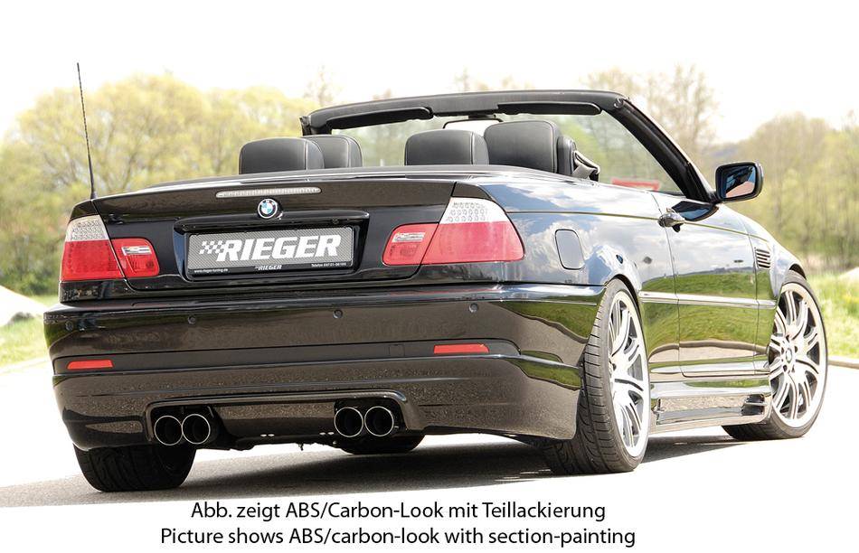 Sottoparaurti Rieger M3-Look BMW E46 Coupe carbonlook dal' no M-Tech