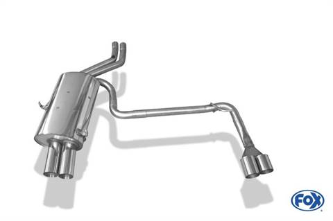 Marmitta duplex 4x79 BMW E46 tutti 2,2-3,0 benz altri motori richies