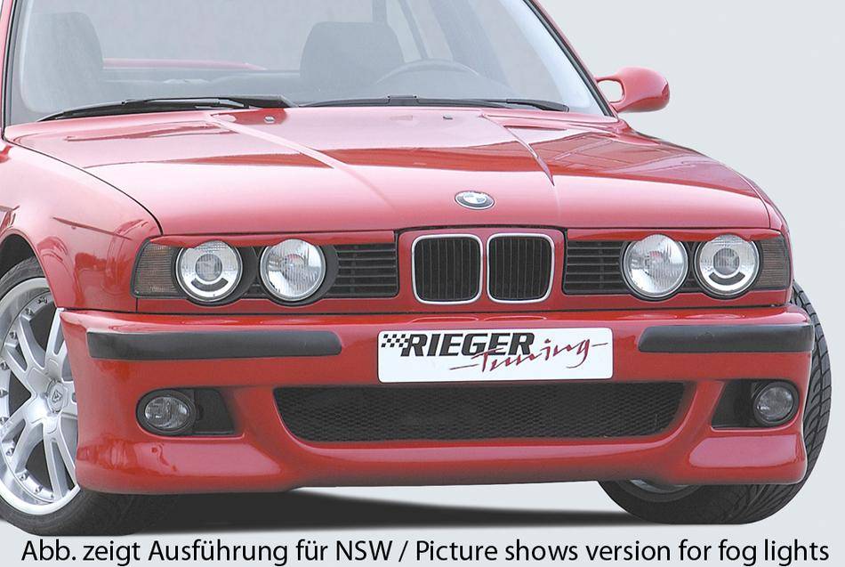 Paraurti Rieger BMW E34 Look E39 senza fendinebbia
