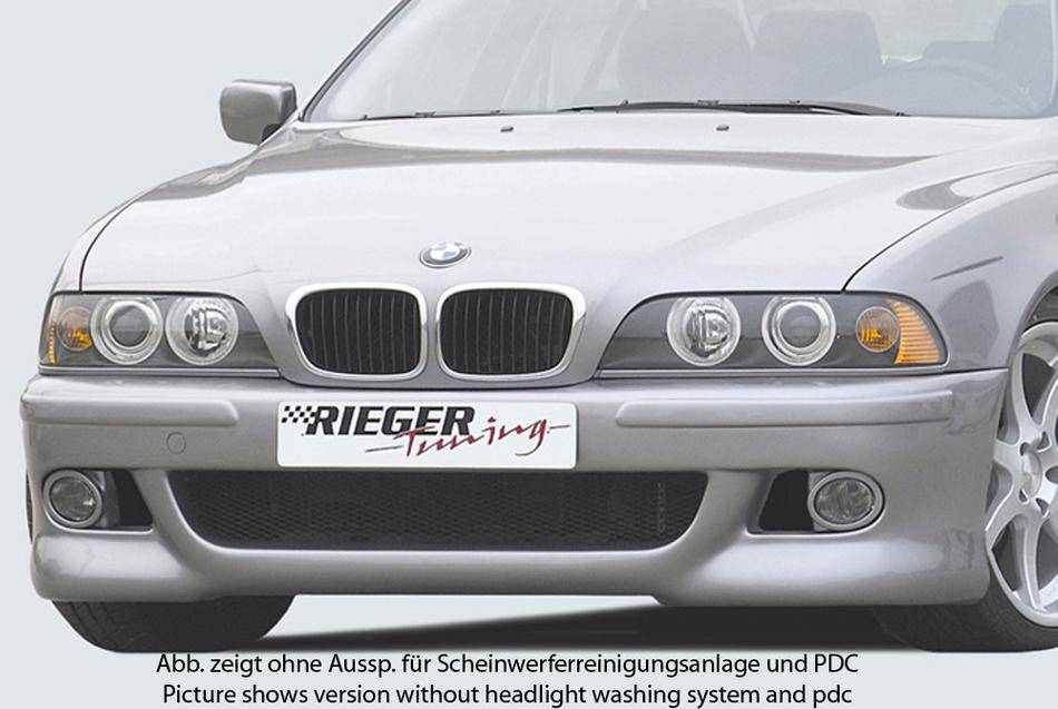 Paraurti Rieger M5 Look BMW E39 con fendinebbia lavafari e PDC