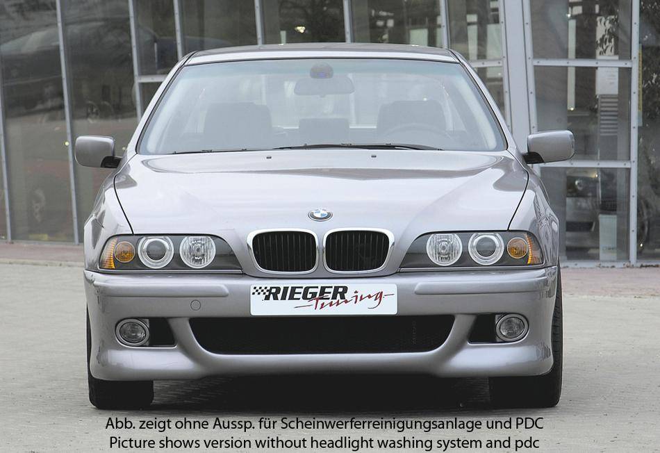 Paraurti Rieger M5 Look BMW E39 con fendinebbia lavafari e PDC