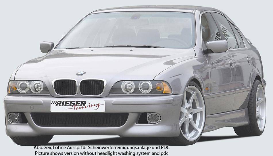 Paraurti Rieger M5 Look BMW E39 con fendinebbia lavafari e PDC