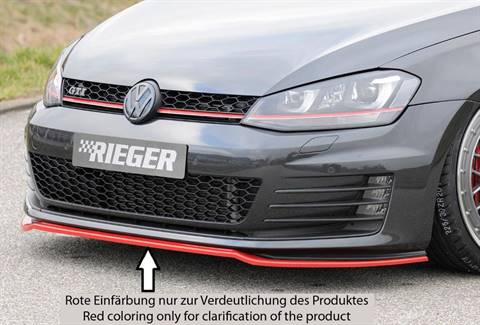 Lama anteriore per paraurti originale Golf 7 GTI/GTD Rieger fino-16