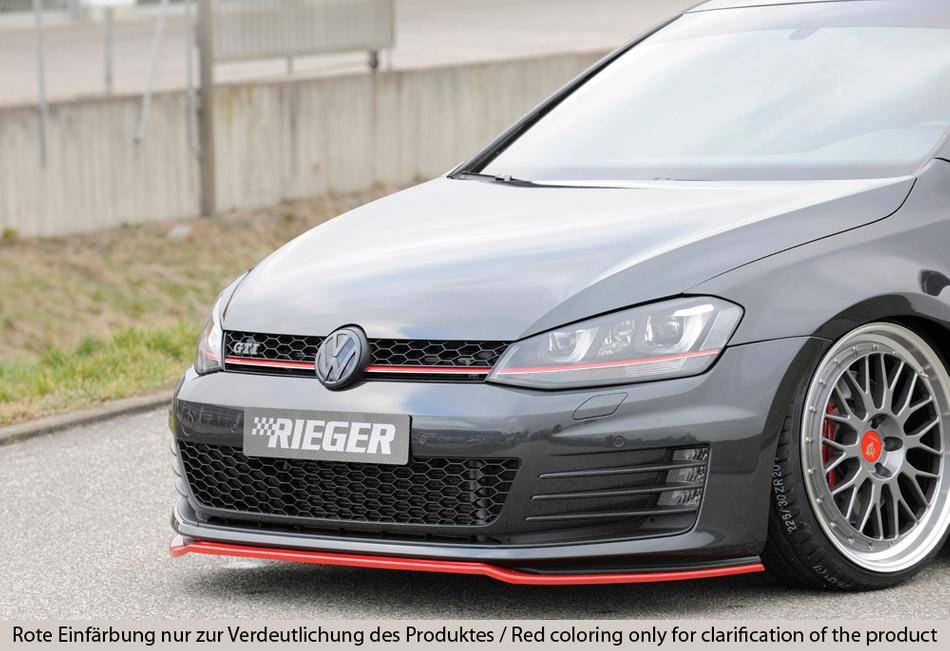 Lama anteriore per paraurti originale Golf 7 GTI/GTD Rieger fino-16