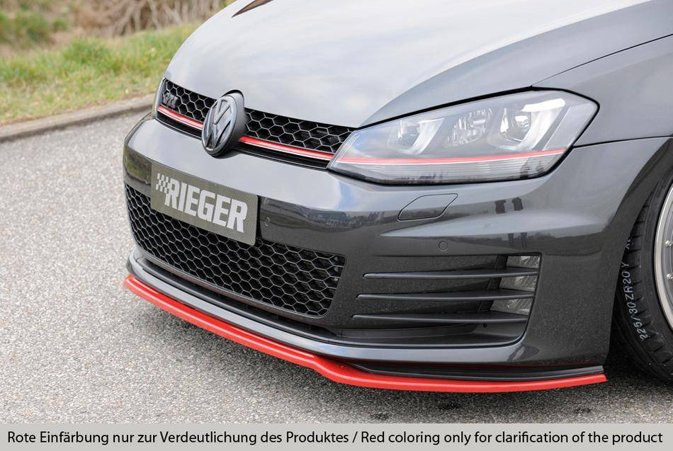 Lama anteriore per paraurti originale Golf 7 GTI/GTD Rieger fino-16