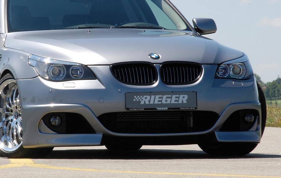 Paraurti Rieger BMW E60/61 fino 2008 con PDC lavafari e fendinebbia