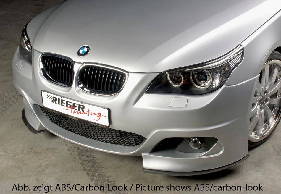 Lama ant 2 pezzi Rieger BMW E60/61 per paraurti Rieger 53611/612/616