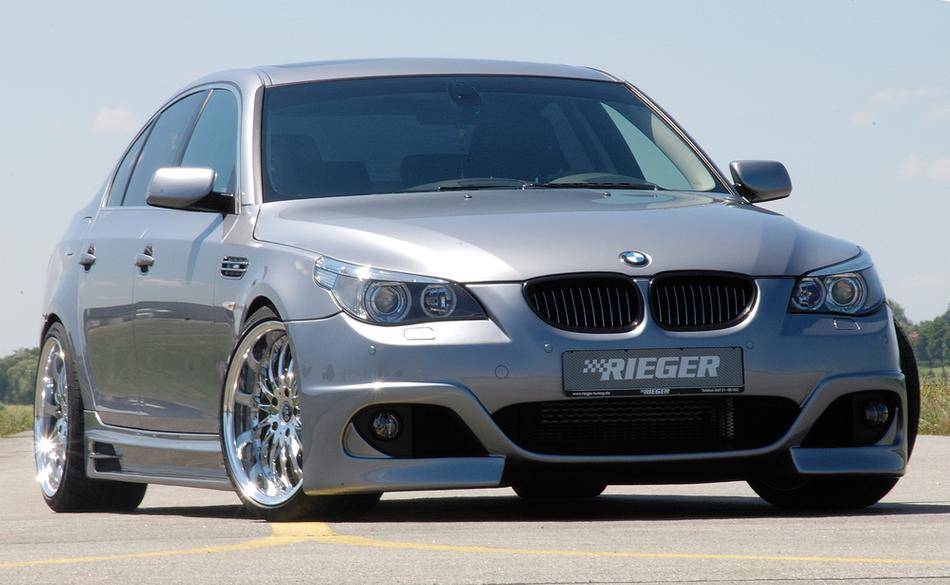 Paraurti Rieger BMW E60/61 dal 2008 con fendi+lavafari