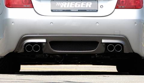 Inserto paraurti Rieger BMW E60/61  M-Technik carbonlook 4 termina