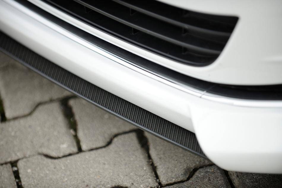 Lama DTM centrale Golf 7 carbonlook  per sottoparaurti ant.Rieger
