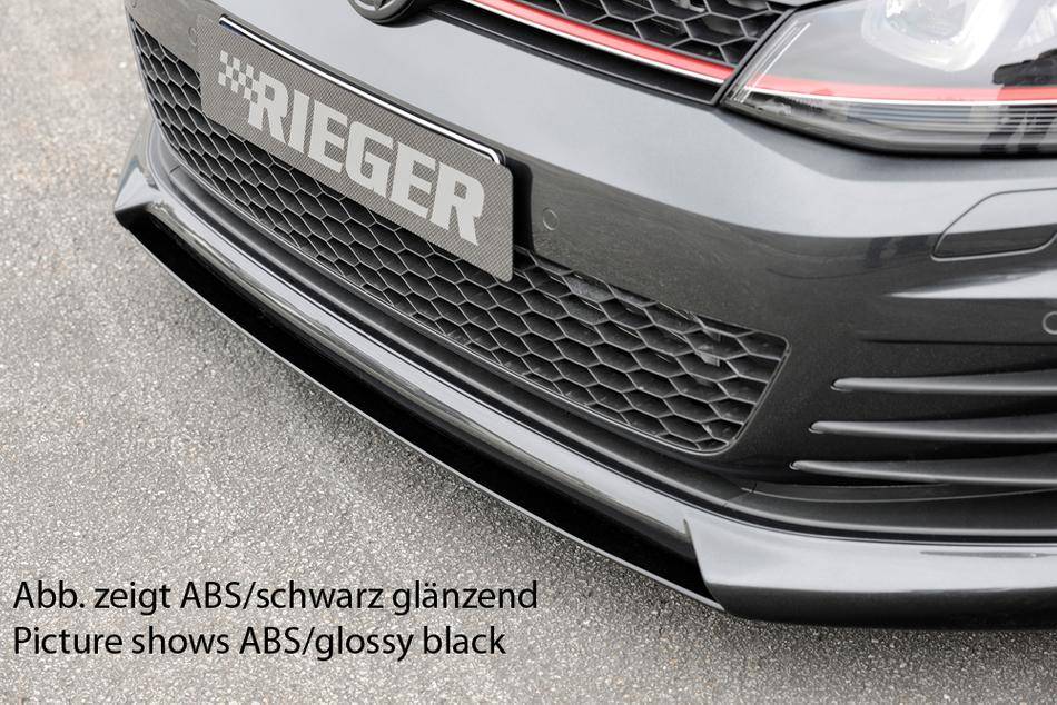 Lama DTM Golf VII GTI/GTD carbonlook per sottoparaurti ant Rieger