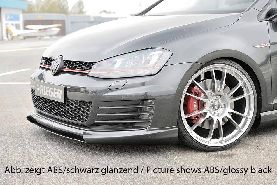 Lama DTM Golf VII GTI/GTD carbonlook per sottoparaurti ant Rieger