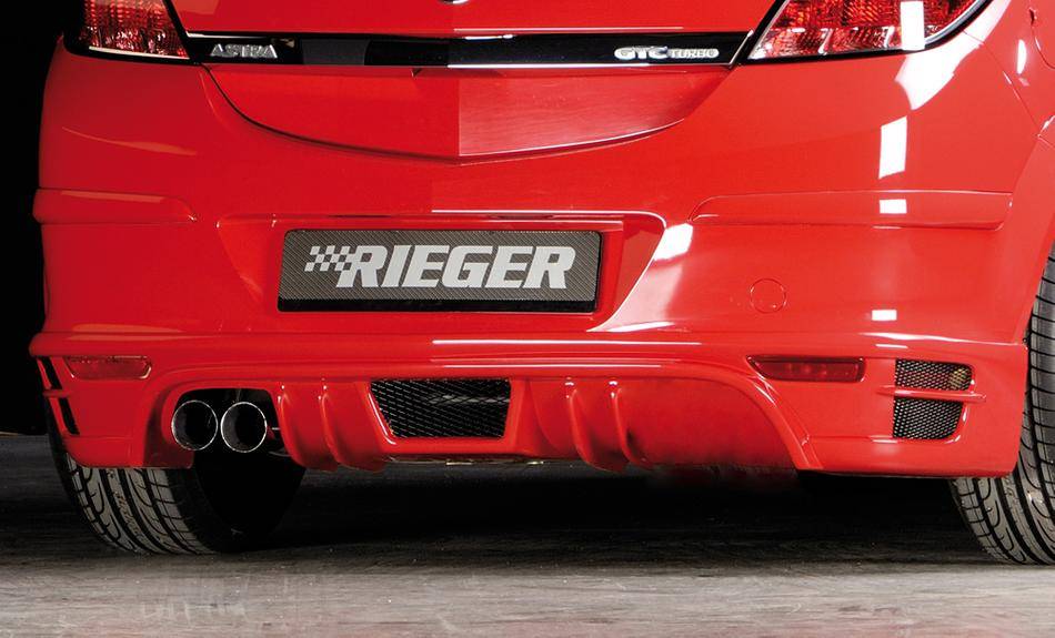 Sottoparaurti Rieger Astra H G no OPC con aperture X scarico solo SX