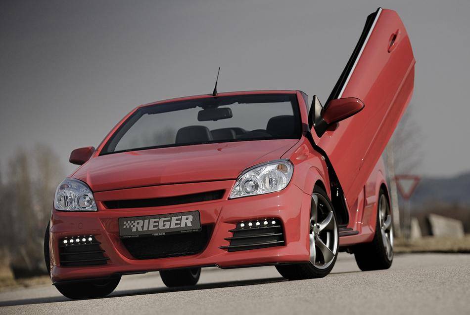 Paraurti Rieger Astra H tutti modelli con aperture luci diurne