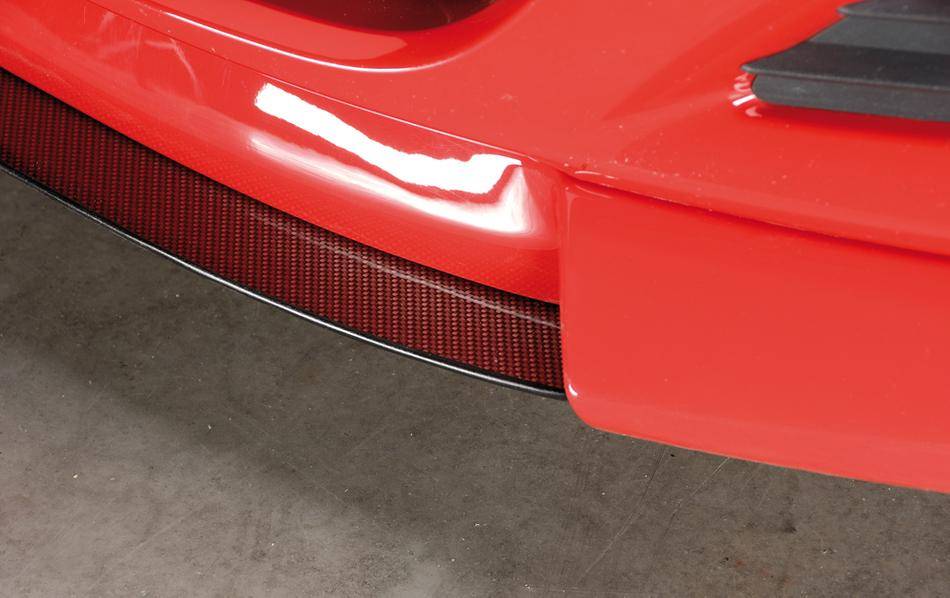 Lama centrale carbonlook Astra H GTC per sottoparaurti Rieger 51230